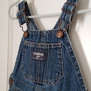 2T dark denim overalls - Osh Kosh